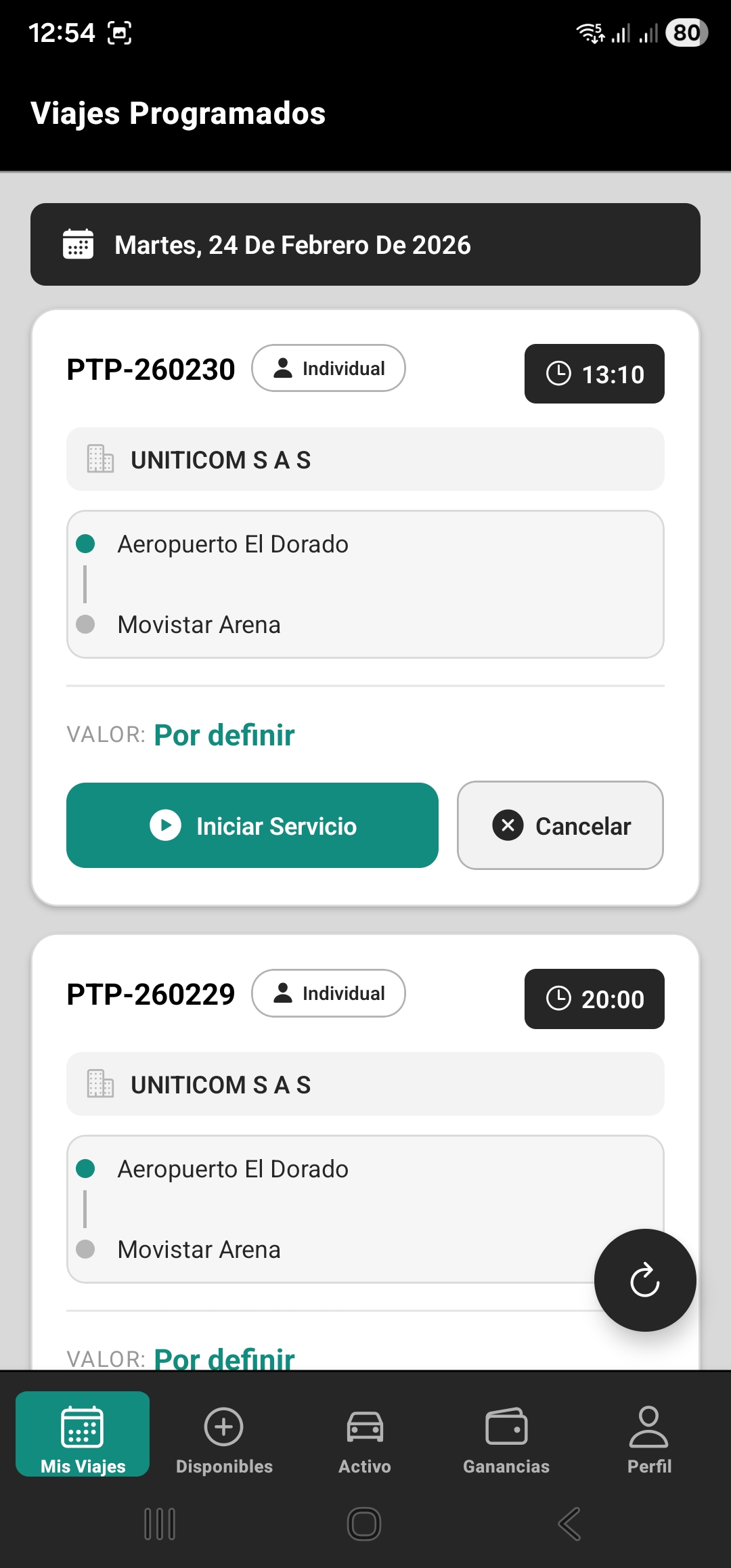 Screenshot de AriOS Driver